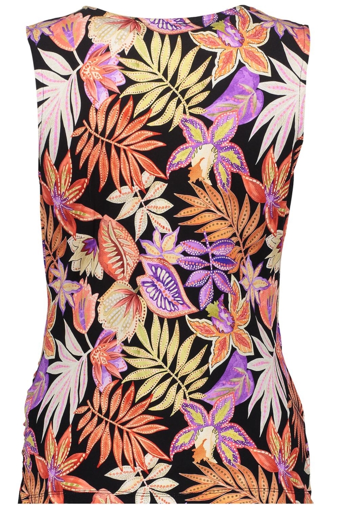 PUCK OMSLAG TOP MET PRINT 52138 60 Pr.01 Coral/Purple